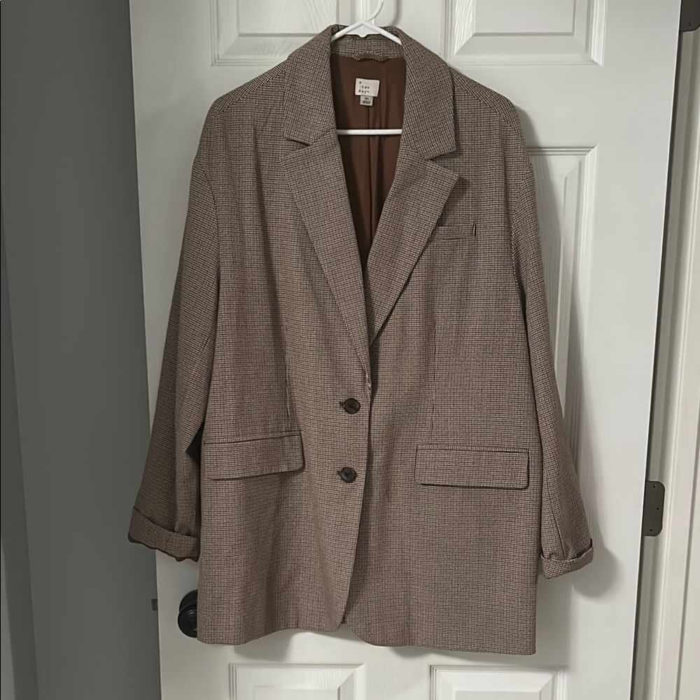 a new day Classic Tan Oversized Blazer